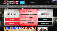Desktop Screenshot of motorcitypowersports.com